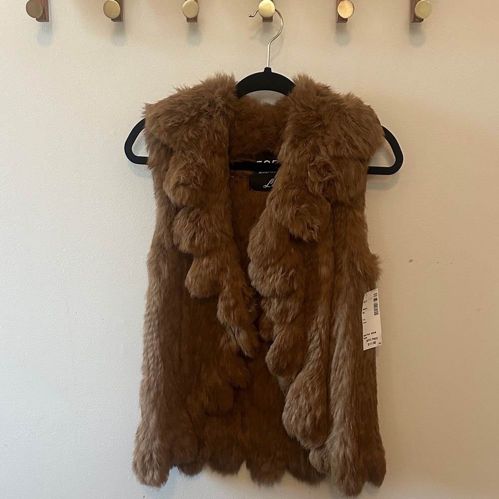 Luxe Rich Brown Faux Fur Vest